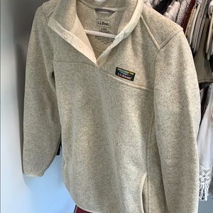Llbean fleece pullover